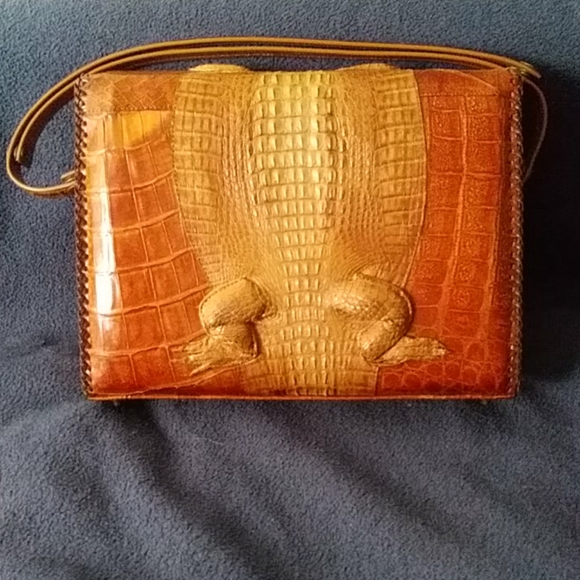 Vintage Alligator Leather Purse - Picture 2 of 8